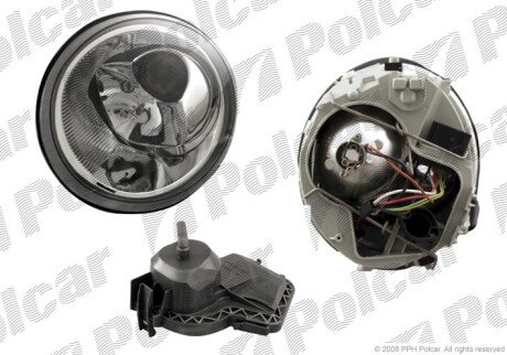 Фара основная левая H1 Polcar 950109-E