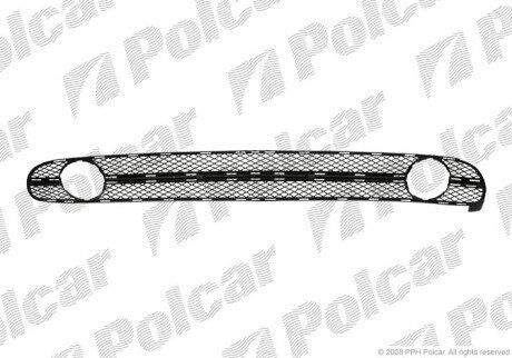 Решітка в бампері Polcar 950127-1