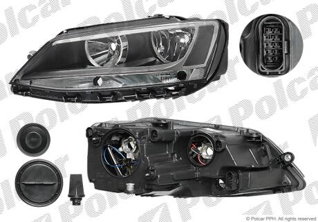 Фара основная левая H7, P21W, PY21W Polcar 950309-H