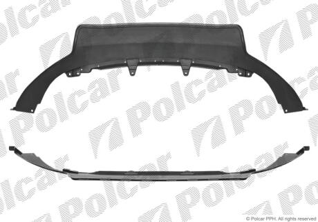 Спойлер переднего бампера Polcar 950325