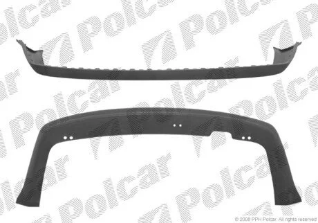Спойлер заднего бампера Polcar 951299