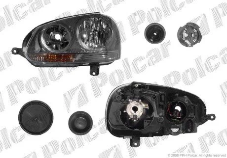 Фара основная правая, левая H1 Polcar 951309-E