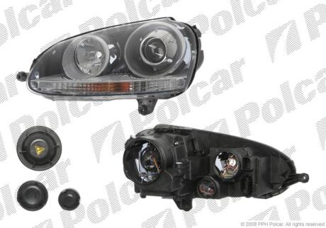 Фара основная правая D2S, H7 Polcar 9513103EUA