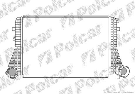 Радиаторы воздуха (Интеркулеры) Polcar 9513J8-1