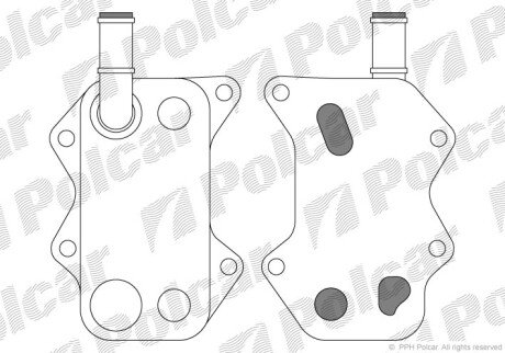 Радиаторы масла Polcar 9513L8-1