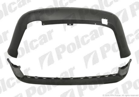 Спойлер заднего бампера Polcar 951499