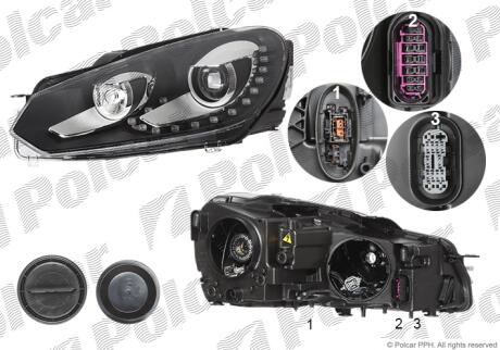 Фара основная Polcar 9518092H