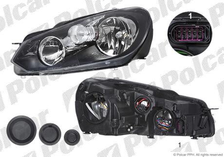 Фара основная Polcar 9518093E