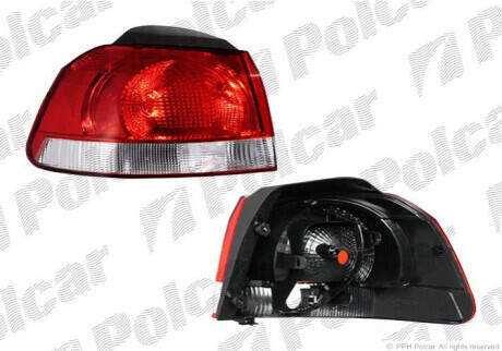 Фонарь задний справа наружный Polcar 9518882E