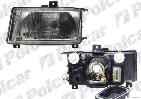 Фара основная левая H4, W5W Polcar 952409GE