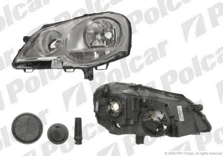 Фара основна права H1, H7, PY21W, W5W Polcar 952710-V