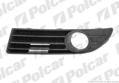Решетка бампера левая Polcar 952727-3