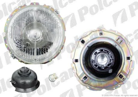 Фара основна права, ліва H4, T4W ​​ Polcar 9532090E