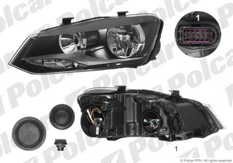 Фара основная Polcar 9533091E