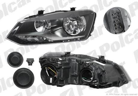 Фара основная Polcar 9533102E