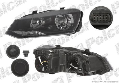 Фара основная правая H7, PY21W, W5W Polcar 9533109E