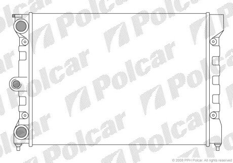 Радіатори охолодження Polcar 953408A1