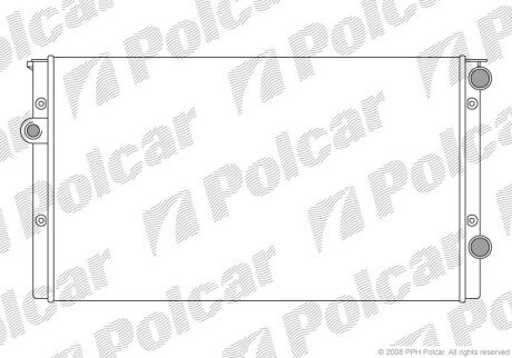 Радіатори охолодження Polcar 953808A5 (фото 1)