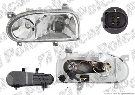 Фара основная Polcar 95380910E