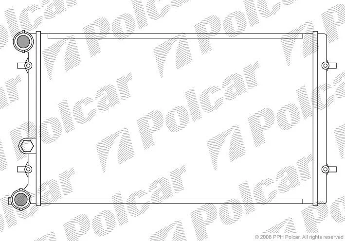 Радиаторы охлаждения Polcar 954108-2 (фото 1)
