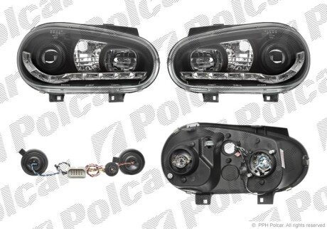 Фара основная правая, левая H1 Polcar 954109JE