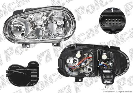 Фара основная Polcar 954110ME