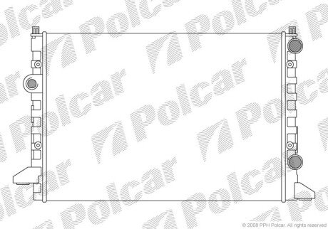 Радіатори охолодження Polcar 954708A4