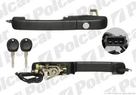 Ручка двери левая Polcar 9547Z-45