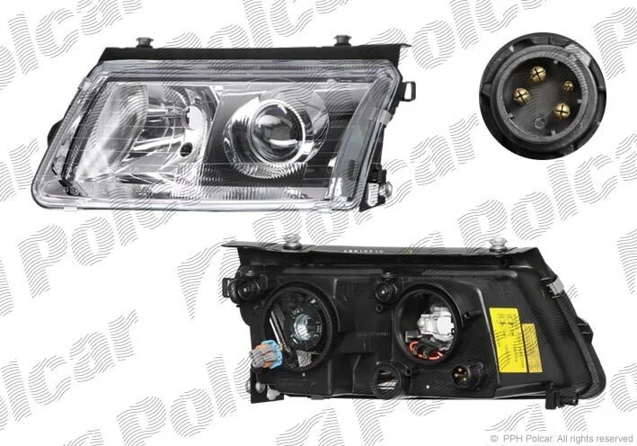 Фара основная левая D2S, H7, W5W Polcar 9548092E (фото 1)