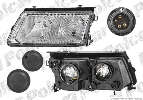 Фара основная Polcar 9548106E