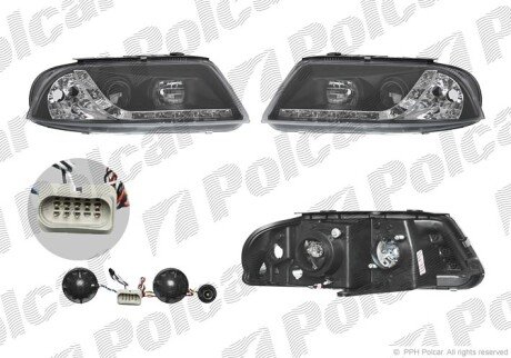 Фара основная правая, левая H1 Polcar 954909FE