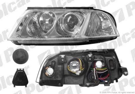 Фара основная правая H7, PY21W, W5W Polcar 9549103E