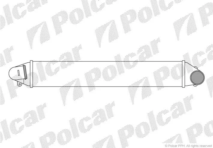 Радіатори повітря (Інтеркулери) Polcar 9550J8-2 (фото 1)