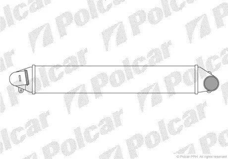 Радіатори повітря (Інтеркулери) Polcar 9550J8-2