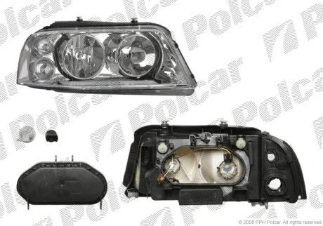 Фара основная левая H1, H7 Polcar 955109-U