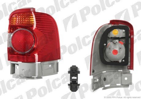 Фонарь задний слева наружный Polcar 9551872H