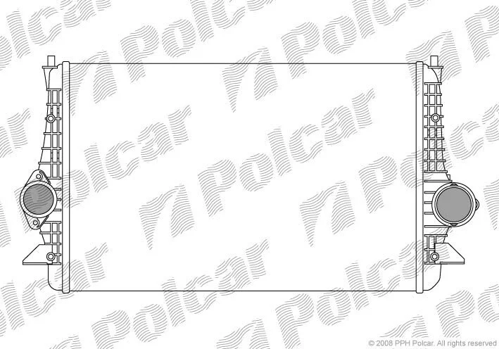 Радіатори повітря (Інтеркулери) Polcar 9551J81X (фото 1)