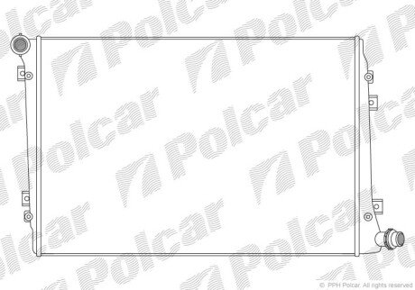 Радіатори охолодження Polcar 955508-2 (фото 1)