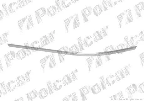 Молдинг бампера прав Polcar 955596-6