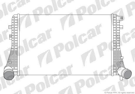 Радіатори повітря (Інтеркулери) Polcar 9555J8-1