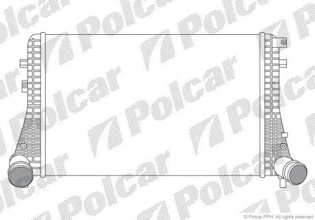 Радиаторы воздуха (Интеркулеры) Polcar 9555J8-1