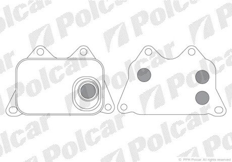 Радіатори масла Polcar 9555L8-1