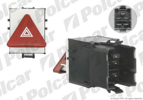 Включатель аварийного света Polcar 9555P-32