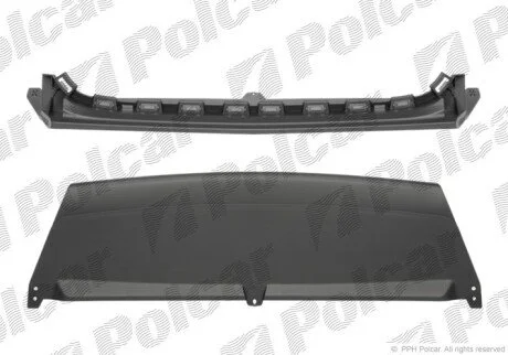 Спойлер переднього бампера Polcar 955625
