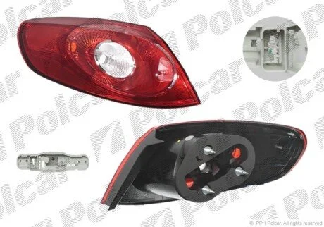 Ліхтар задній праворуч зовнішній Polcar 955688-U