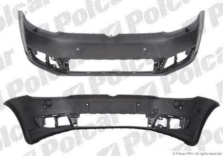 Бампер передній Polcar 9563076J