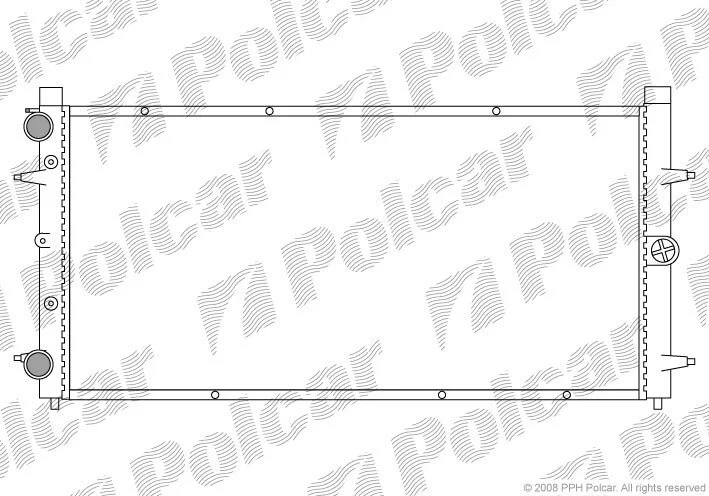 Радіатори охолодження Polcar 956608-2 (фото 1)