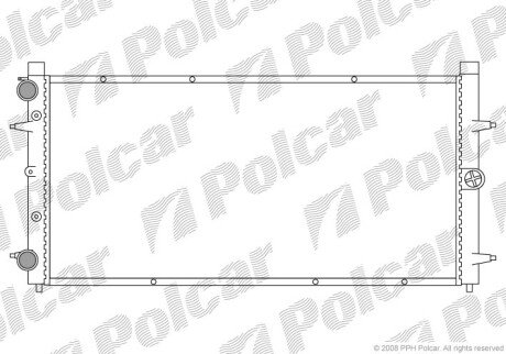 Радіатори охолодження Polcar 956608-2 (фото 1)