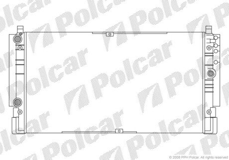 Радіатори охолодження Polcar 956608A1 (фото 1)