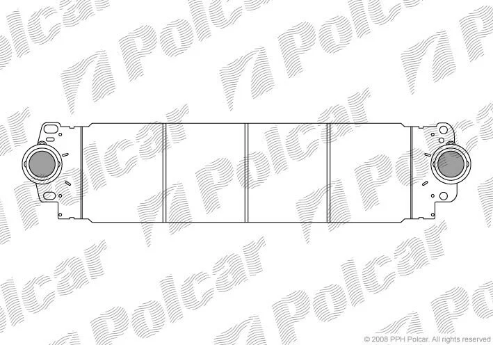 Радіатори повітря (Інтеркулери) Polcar 9568J81X (фото 1)